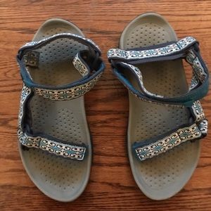 Blue TEVA strappy sandals!!